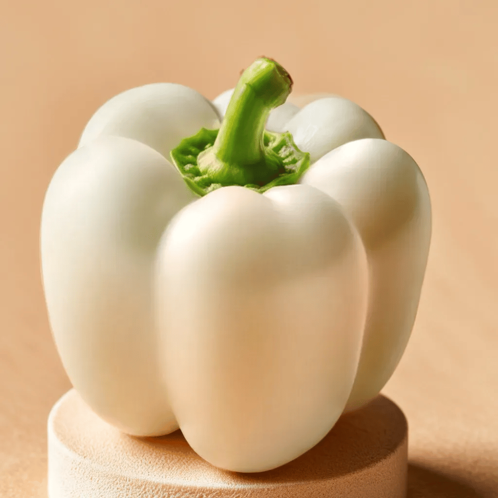 Organic (F2 Hybrid) Capsicum (White) Seeds(Pack Of - 20 Seeds)