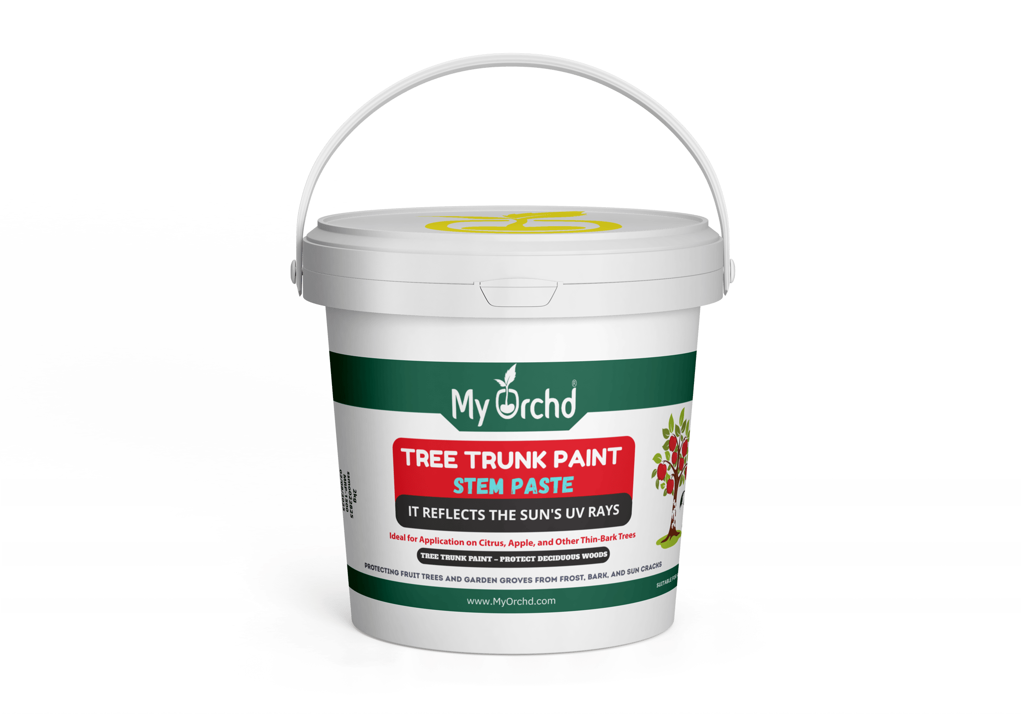 Tree Trunk Paint – Protects Trees From Sunburn, Insects & Cracks