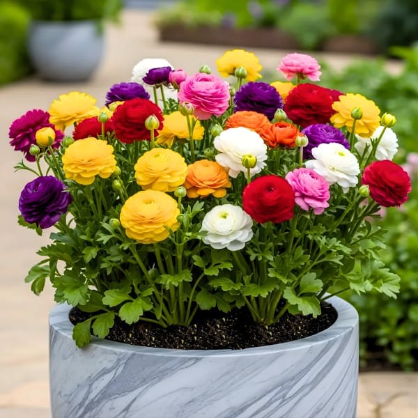 Ranunculus Flower Bulbs Mixed Colors