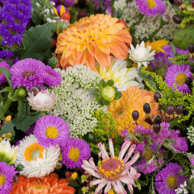 Dahlia Mix Flower Seeds – F3 Hybrid (Pack of 25 Seeds)