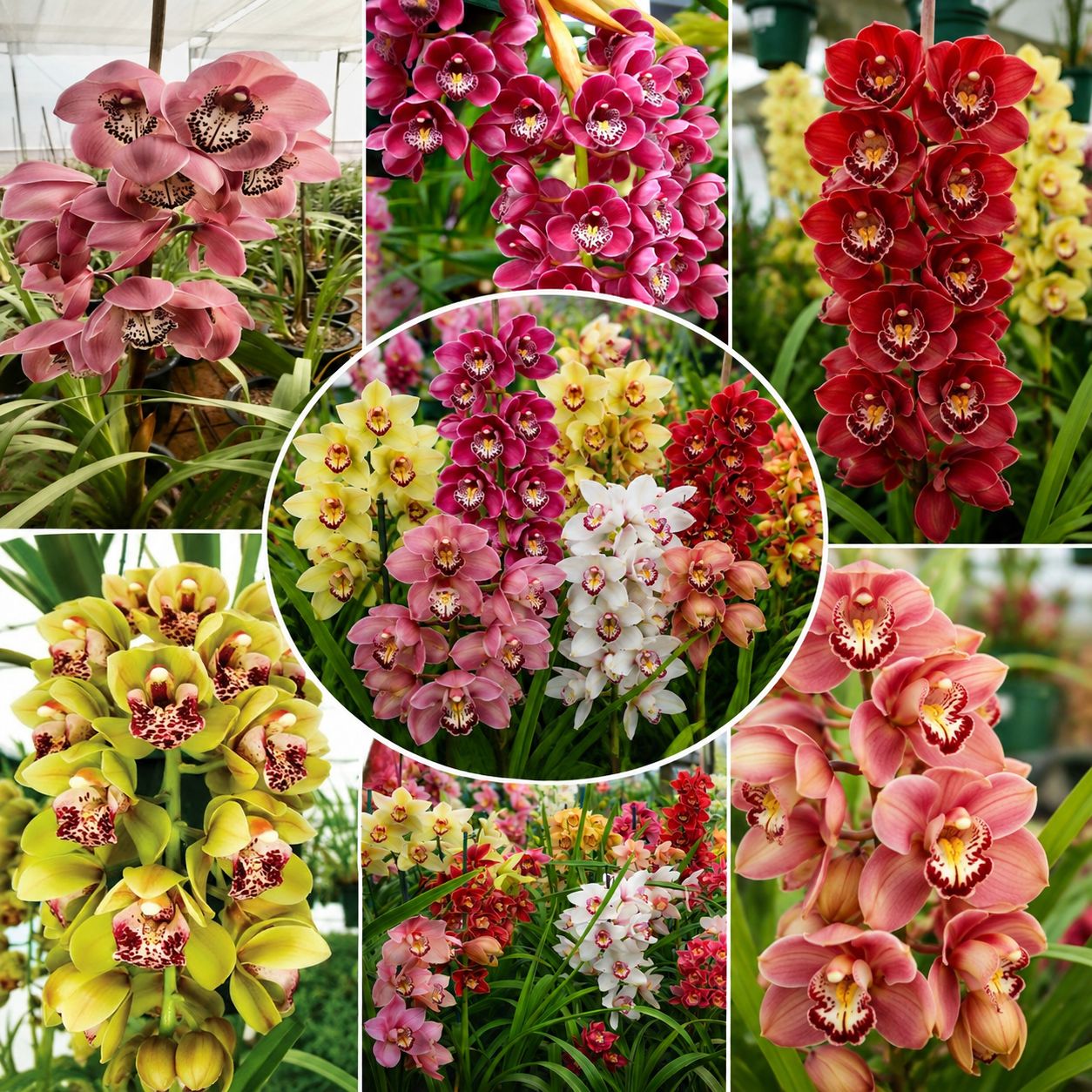 Mixed Cymbidium Orchid Bulbs - Shikha Plant Nursery